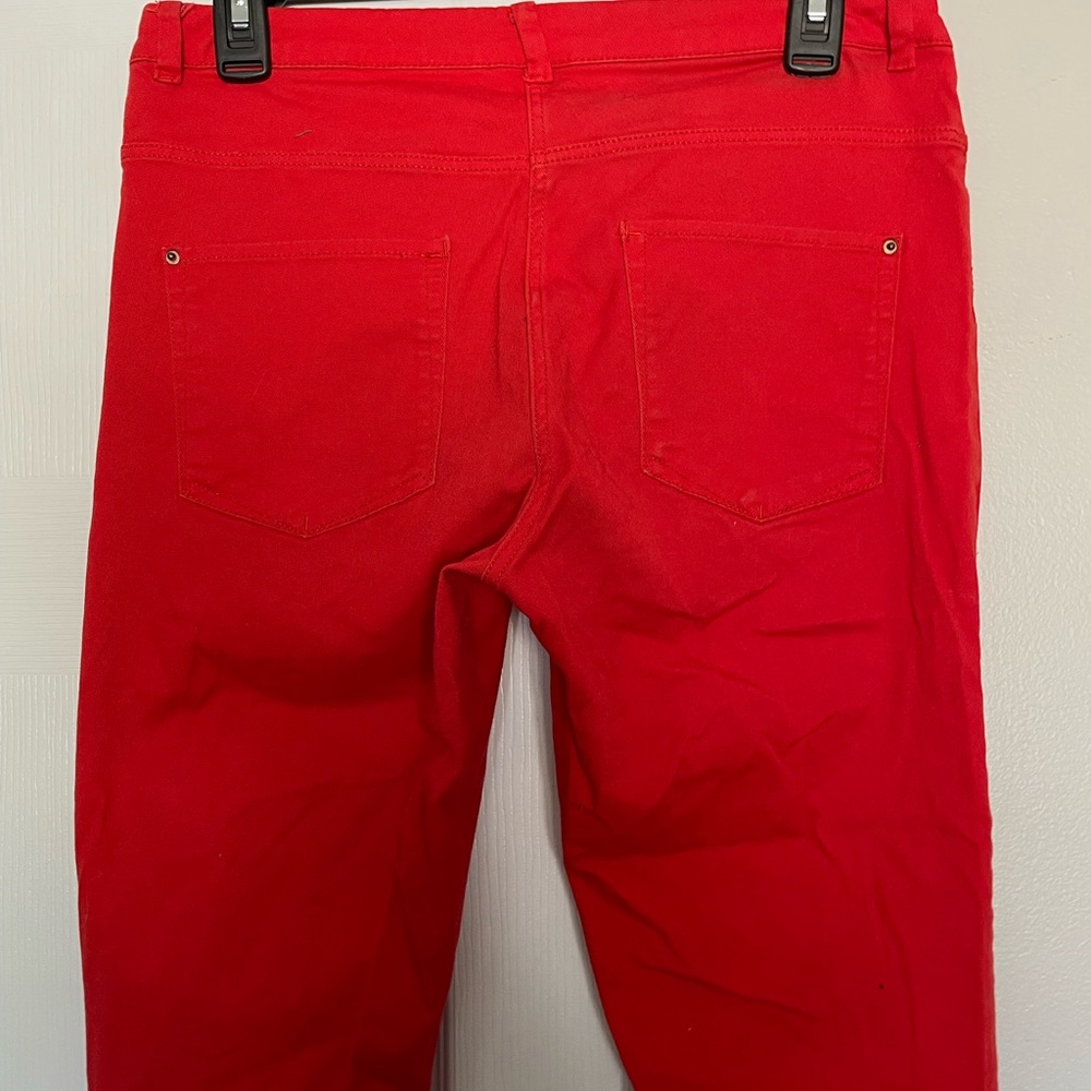 ✅H&M Cotton Vintage y2k Super Skinny Jeans moto rockstar vibrant biker skater 8 - Picture 7 of 10